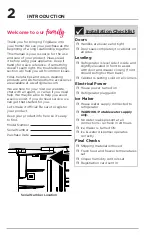 Предварительный просмотр 2 страницы Frigidaire FRFC2323AS Use & Care Manual