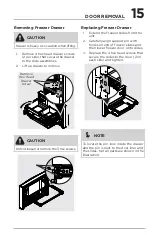 Предварительный просмотр 15 страницы Frigidaire FRFC2323AS Use & Care Manual