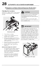 Предварительный просмотр 28 страницы Frigidaire FRFC2323AS Use & Care Manual