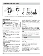 Preview for 8 page of Frigidaire FRFW3700L W Use & Care Manual