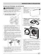 Preview for 5 page of Frigidaire FRFW3700LW (French) L'Utilisation Et L'Entretien