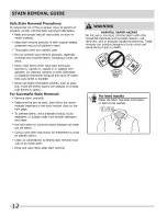 Preview for 12 page of Frigidaire FRFW3700LW0 Use & Care Manual