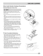 Preview for 15 page of Frigidaire FRFW3700LW0 Use & Care Manual