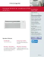 Preview for 1 page of Frigidaire FRP12ETT2A Specifications