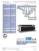 Preview for 2 page of Frigidaire FRP12ETT2A Specifications