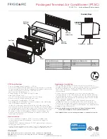 Preview for 3 page of Frigidaire FRP12ETT2A Specifications