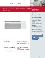 Frigidaire FRP12ETT2R Specifications предпросмотр