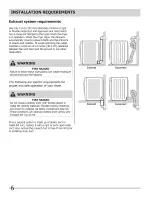 Preview for 6 page of Frigidaire FRQE7000LW0 Installation Manual