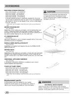 Preview for 20 page of Frigidaire FRQE7000LW0 Installation Manual