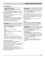 Preview for 7 page of Frigidaire FRQE7000LW0 Use & Care Manual