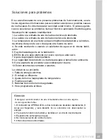 Preview for 45 page of Frigidaire FRS09PYS1 (Spanish) Uso Y Cuidados