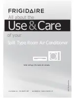 Frigidaire FRS123LS1 Use & Care Manual preview