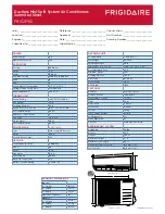 Preview for 4 page of Frigidaire FRS12PYC1 Product Specifications