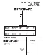 Предварительный просмотр 1 страницы Frigidaire FRS20ZGG Factory Parts Catalog