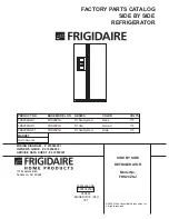 Frigidaire FRS20ZGJ Factory Parts Catalog предпросмотр