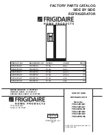 Предварительный просмотр 1 страницы Frigidaire FRS20ZRGB1 Parts Catalog