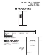 Frigidaire FRS22ZRH Factory Parts Catalog предпросмотр