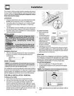 Предварительный просмотр 4 страницы Frigidaire FRS23F4CB2 Use & Care Manual