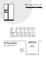 Frigidaire FRS23F4D Factory Parts Catalog предпросмотр