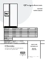 Предварительный просмотр 1 страницы Frigidaire FRS23F5A Factory Parts Catalog