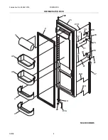 Предварительный просмотр 4 страницы Frigidaire FRS23H5DS Factory Parts Catalog