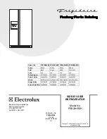 Предварительный просмотр 1 страницы Frigidaire FRS23HR5H Factory Parts Catalog