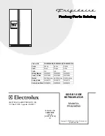 Frigidaire FRS23KF6D Factory Parts Catalog предпросмотр