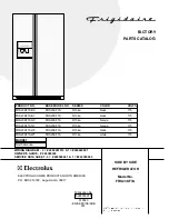 Frigidaire FRS23KF7A Factory Parts Catalog предпросмотр