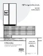 Frigidaire FRS23KR4A Factory Parts Catalog предпросмотр