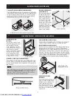 Предварительный просмотр 9 страницы Frigidaire FRS23LH5DSP Use & Care Manual