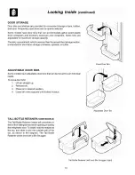 Предварительный просмотр 10 страницы Frigidaire FRS23R3AW0 Use & Care Manual