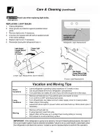 Предварительный просмотр 18 страницы Frigidaire FRS23R3AW0 Use & Care Manual
