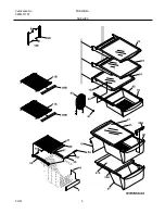 Предварительный просмотр 8 страницы Frigidaire FRS23R4A Factory Parts Catalog