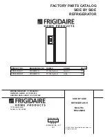 Предварительный просмотр 1 страницы Frigidaire FRS24MWG Factory Parts Catalog