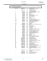 Предварительный просмотр 19 страницы Frigidaire FRS24MWG Factory Parts Catalog