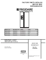 Frigidaire FRS24WNG Factory Parts Catalog предпросмотр