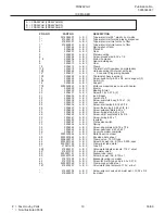 Предварительный просмотр 19 страницы Frigidaire FRS24ZGH Factory Parts Catalog