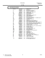 Предварительный просмотр 13 страницы Frigidaire FRS26H5AS Factory Parts Catalog