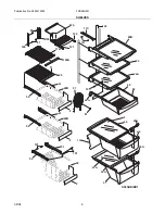 Предварительный просмотр 8 страницы Frigidaire FRS26H5D Parts Catalog