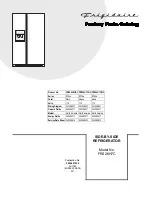 Предварительный просмотр 1 страницы Frigidaire FRS26H7C Factory Parts Catalog