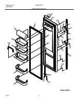 Предварительный просмотр 4 страницы Frigidaire FRS26H7CS Factory Parts Catalog