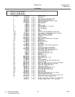 Предварительный просмотр 19 страницы Frigidaire FRS26H7CS Factory Parts Catalog