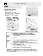 Предварительный просмотр 43 страницы Frigidaire FRS26HR4AB0 Use & Care Manual