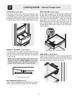 Предварительный просмотр 11 страницы Frigidaire FRS26KF5D Use And Care Manual