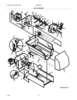 Предварительный просмотр 16 страницы Frigidaire FRS26KF6C Factory Parts Catalog