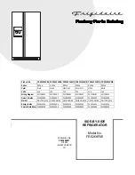 Frigidaire FRS26KF6E Factory Parts Catalog предпросмотр