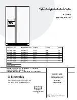 Предварительный просмотр 1 страницы Frigidaire FRS26KF7A Factory Parts Catalog