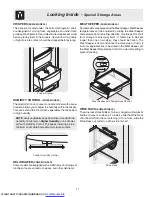 Предварительный просмотр 11 страницы Frigidaire FRS26KF7AW0 Use & Care Manual