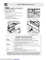 Предварительный просмотр 19 страницы Frigidaire FRS26KF7AW0 Use & Care Manual