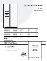 Предварительный просмотр 1 страницы Frigidaire FRS26KR4A Factory Parts Catalog